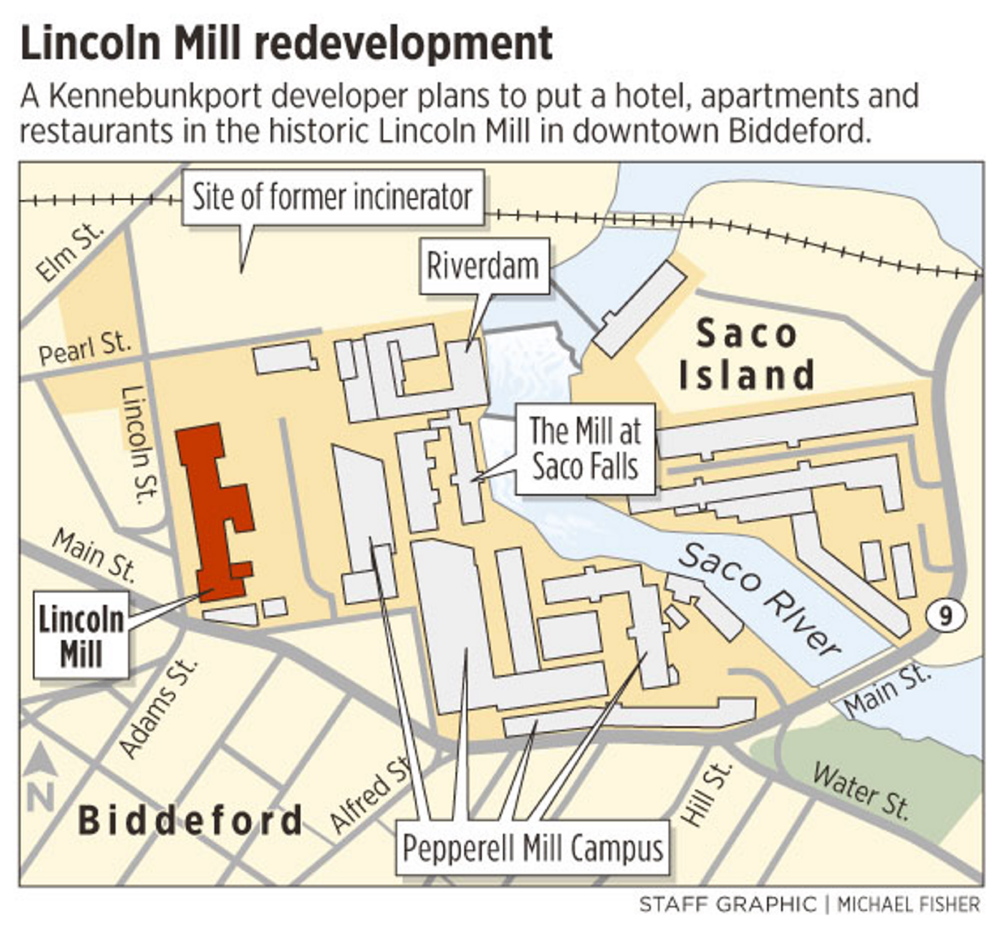 Kennebunkport Developer To Unveil 50 Million Project At Biddefords Lincoln Mill The Portland 