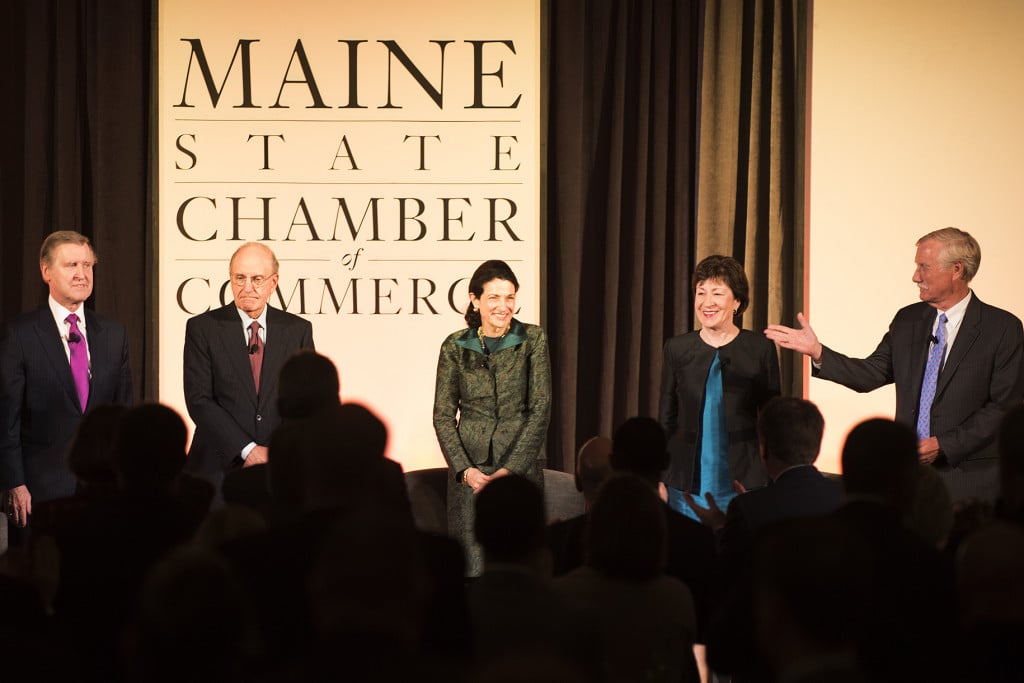 Current, former Maine senators lament political polarization in U.S